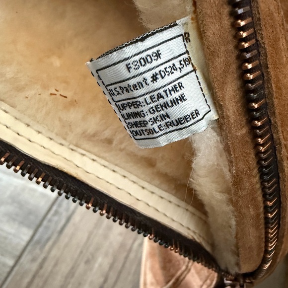 UGG 5119 Knightsbridge Back Zipper Camel Lined Winter Boots Women's 8 - Picture 5 of 10